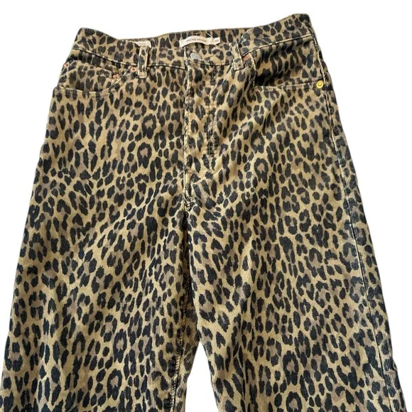 Levi's Brown Leopard Print Ankle Pants - Picture 7 of 15